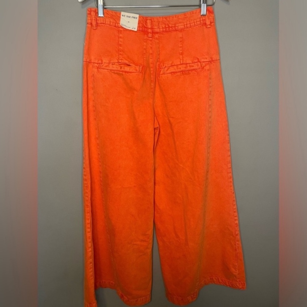 NWOT Free People We The Free Denim Equinox Trouser Wide Leg Pants - Picture 15 of 15